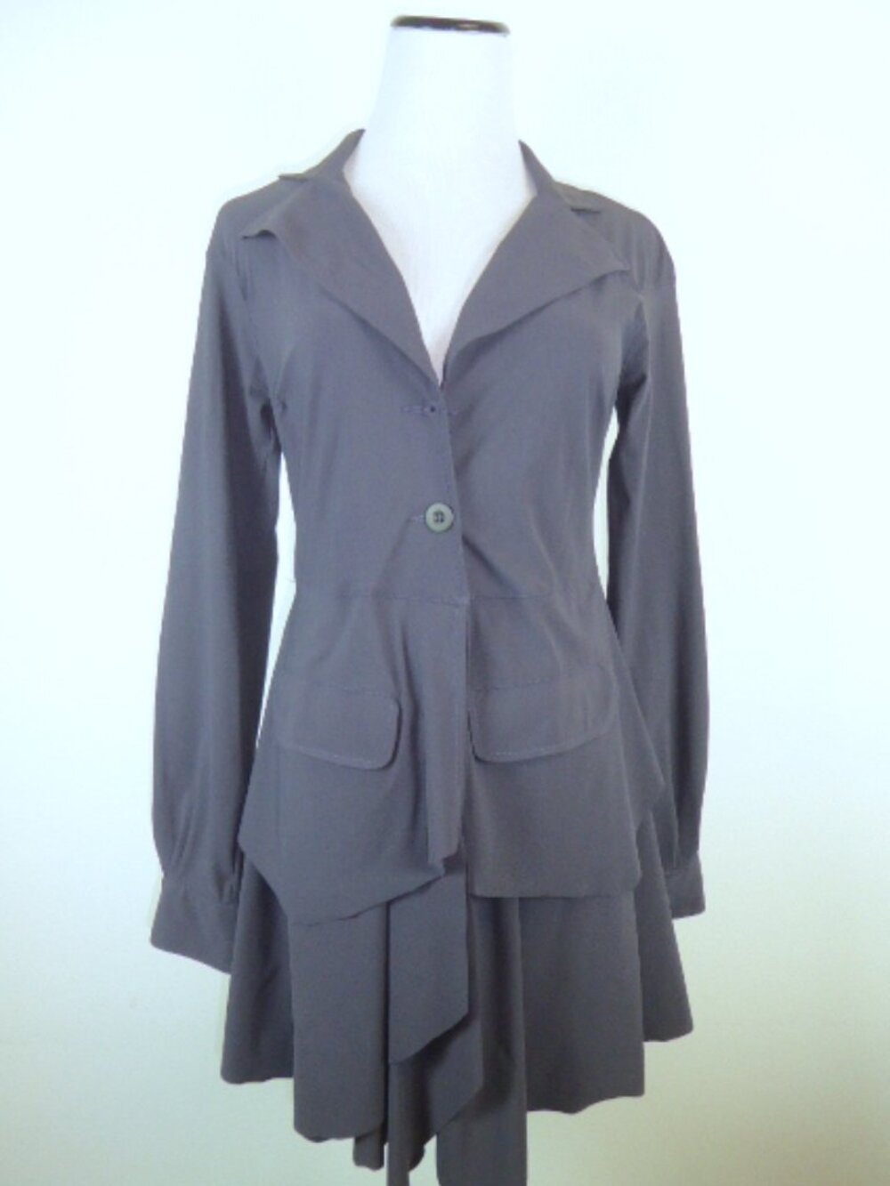 MCPLANET GRAY JACKET long TOP 6 NWT Vintage
